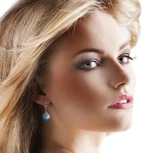 10.63 Carat 14K Solid White Gold Leverback Earrings Blue Topaz Diamond