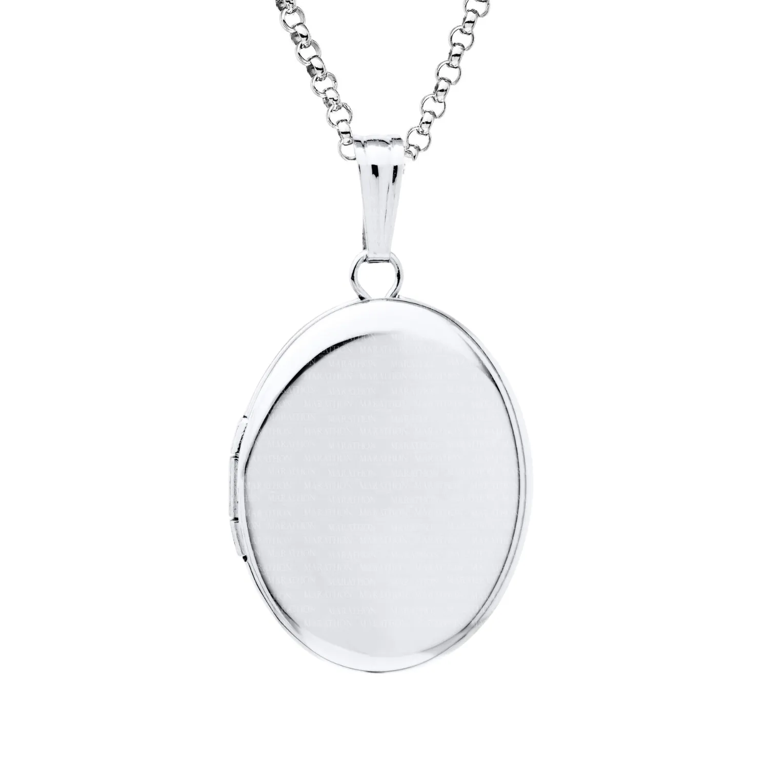 14K Gold Oval Locket