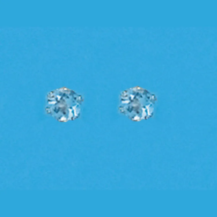 4mm Genuine Blue Topaz