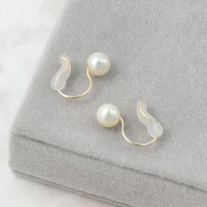 4mm Pearl Airy Fit Clip On Earrings