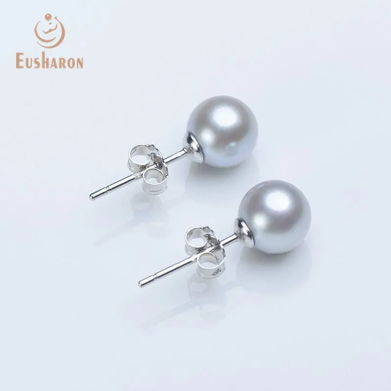 5 Pairs 6-7mm Akoya Pearl Stud Earrings