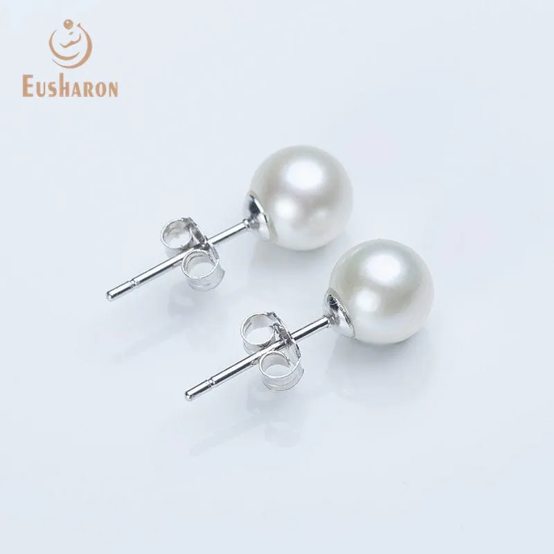 5 Pairs 6-7mm Akoya Pearl Stud Earrings