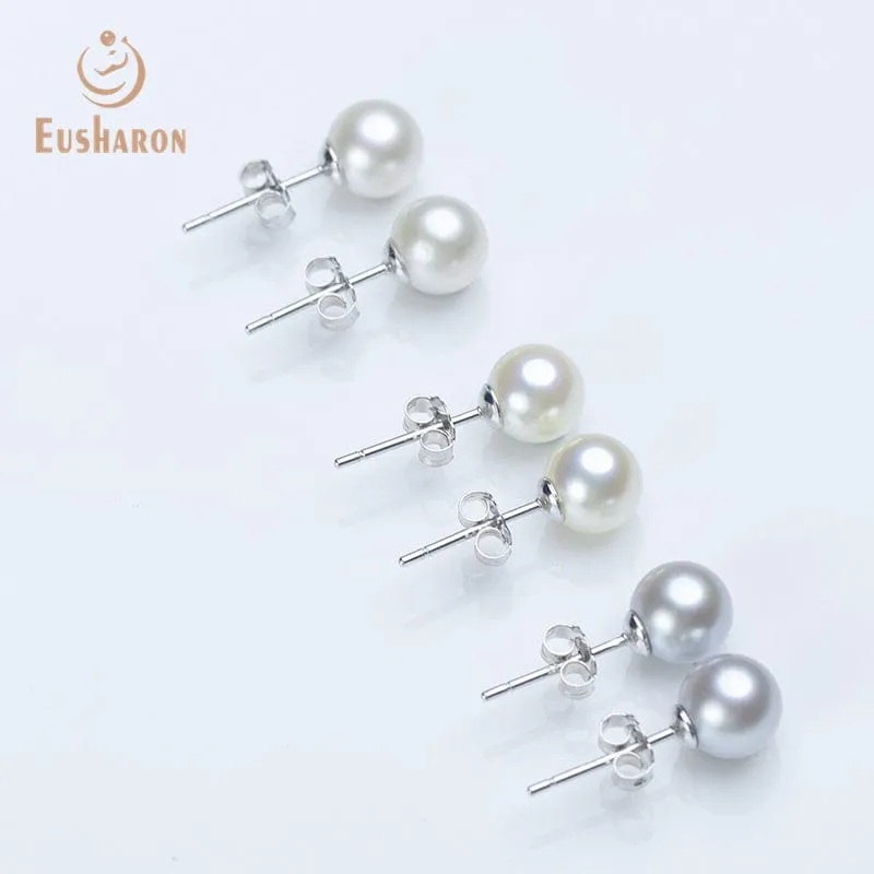 5 Pairs 6-7mm Akoya Pearl Stud Earrings