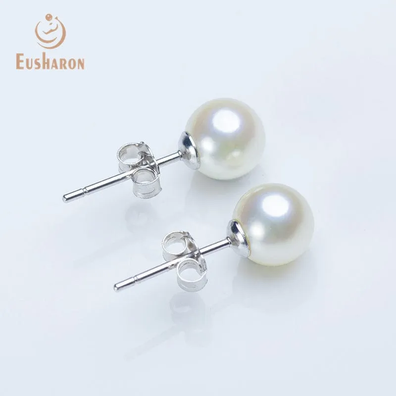 5 Pairs 6-7mm Akoya Pearl Stud Earrings