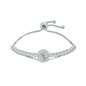 925 Sterling Silver Zirconia Bracelet