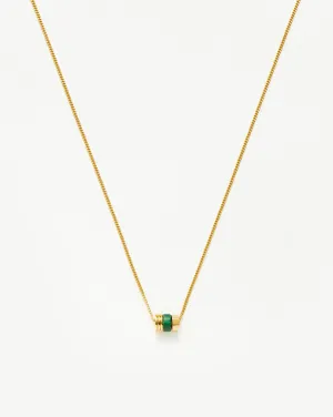 Abacus Beaded Floating Charm Necklace | 18k Recycled Gold Vermeil on Recycled Sterling Silver