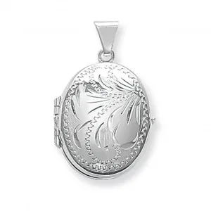 Acotis Silver Locket Oval Family G6583