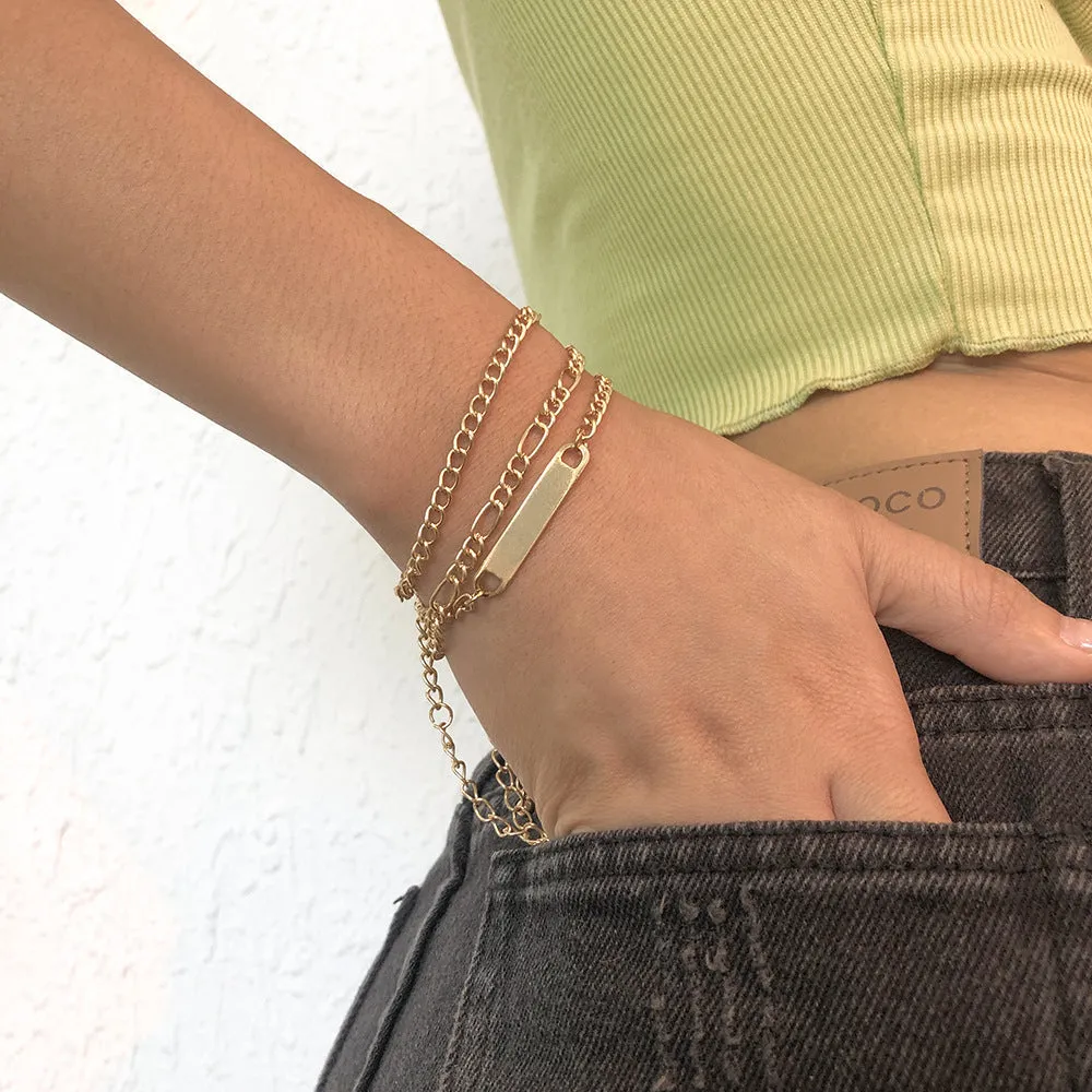 Alloy Small  And Elegant Fashion Creative Multi-layer Bracelet