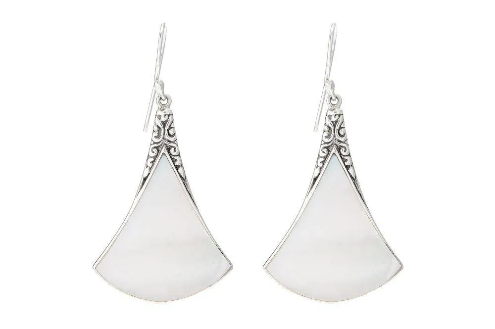 Altitude Earrings- Mother Of Pearl