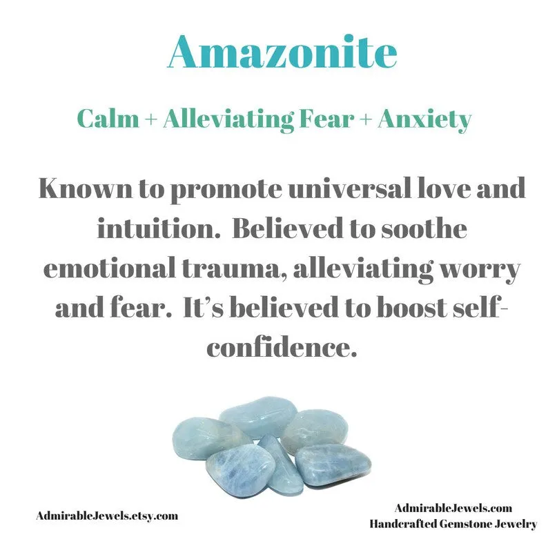 Amazonite Star Briolette Necklace