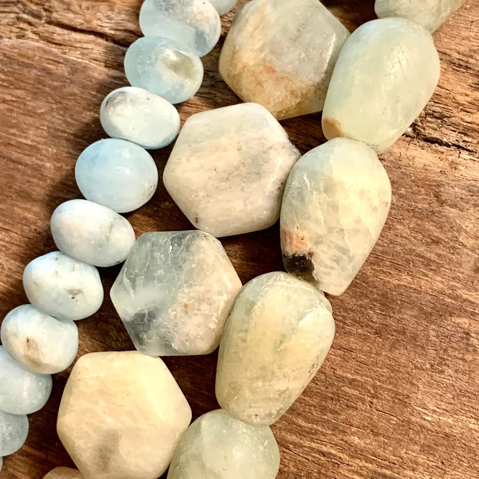Aquamarine 6-Sided Coin, Afghan