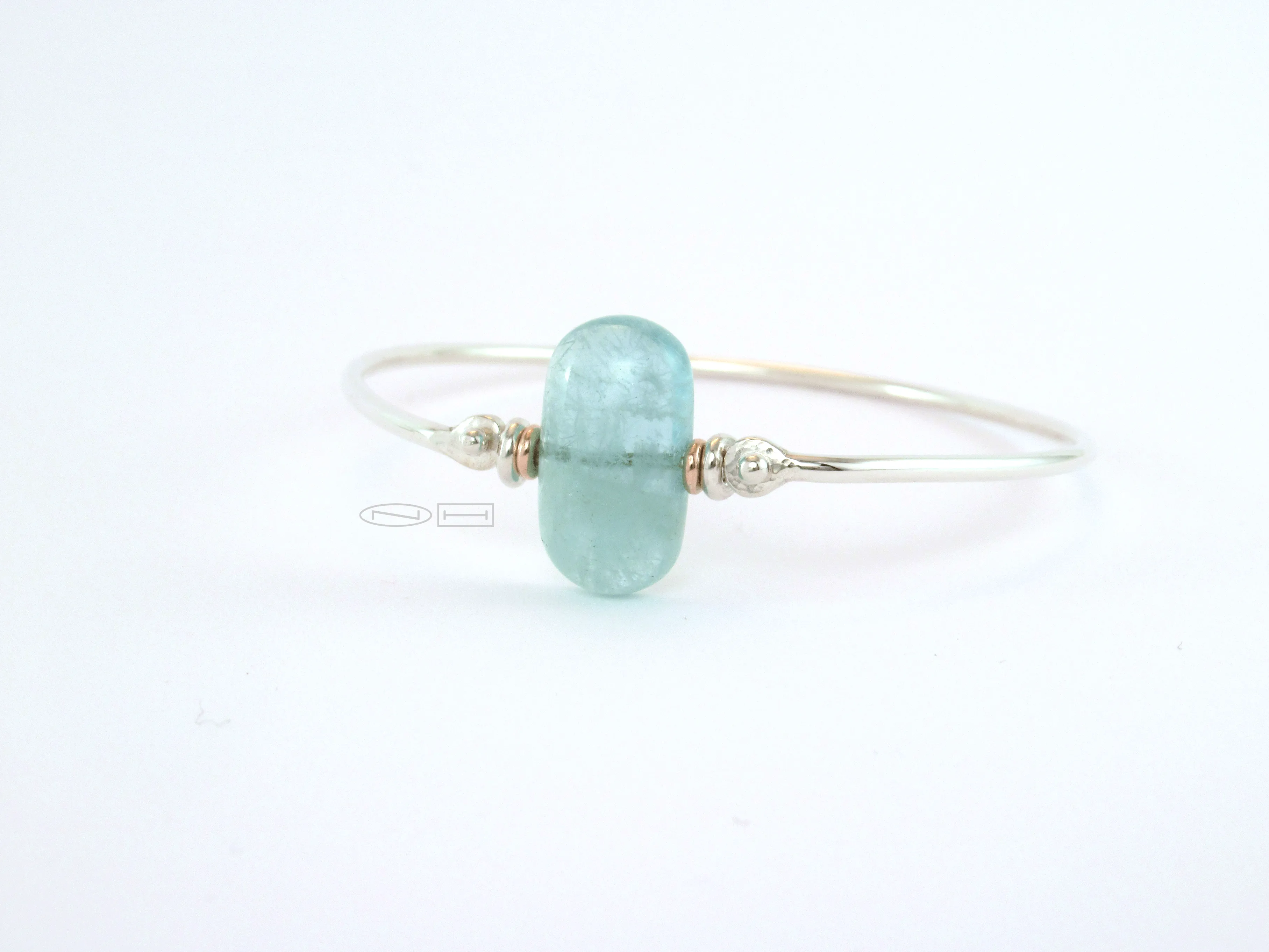 Aquamarine bangle