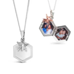 Bee Locket White Gold   Photos