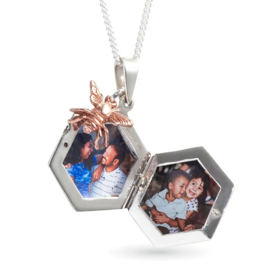 Bee Locket White Gold   Photos
