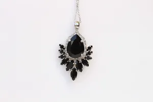 BLACK BRIDAL NECKLACE