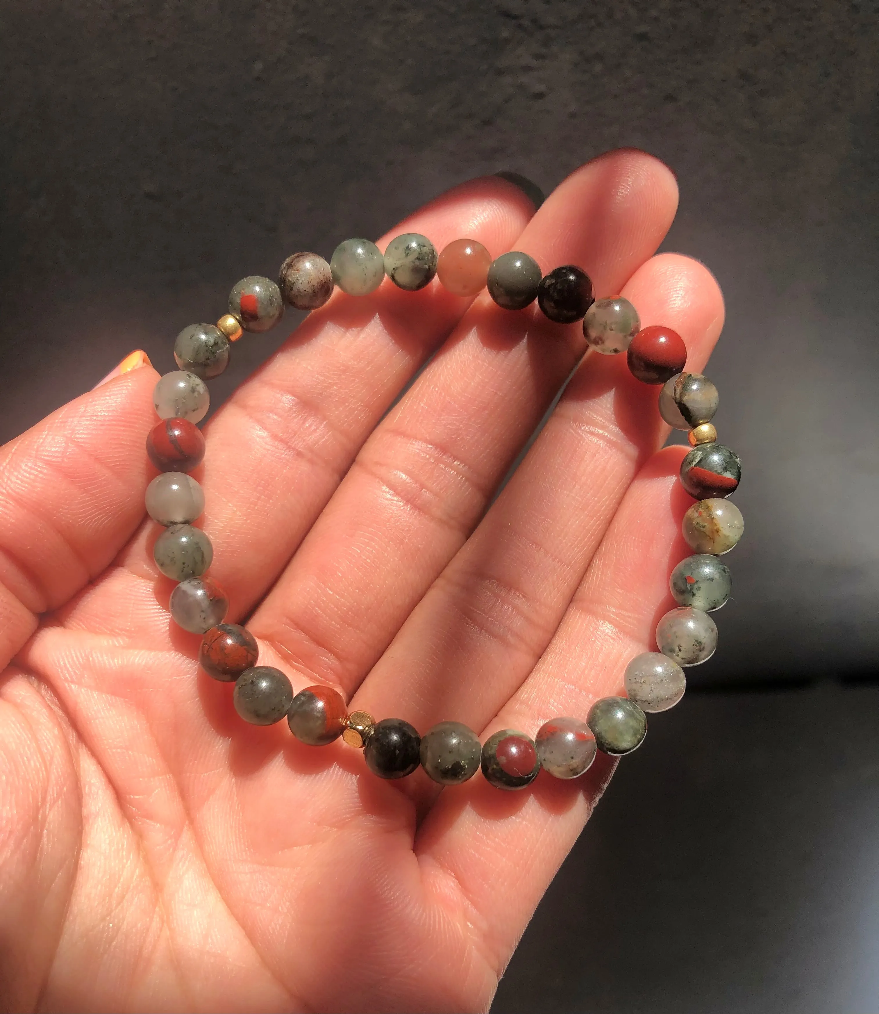 Bloodstone Warrior Bracelet