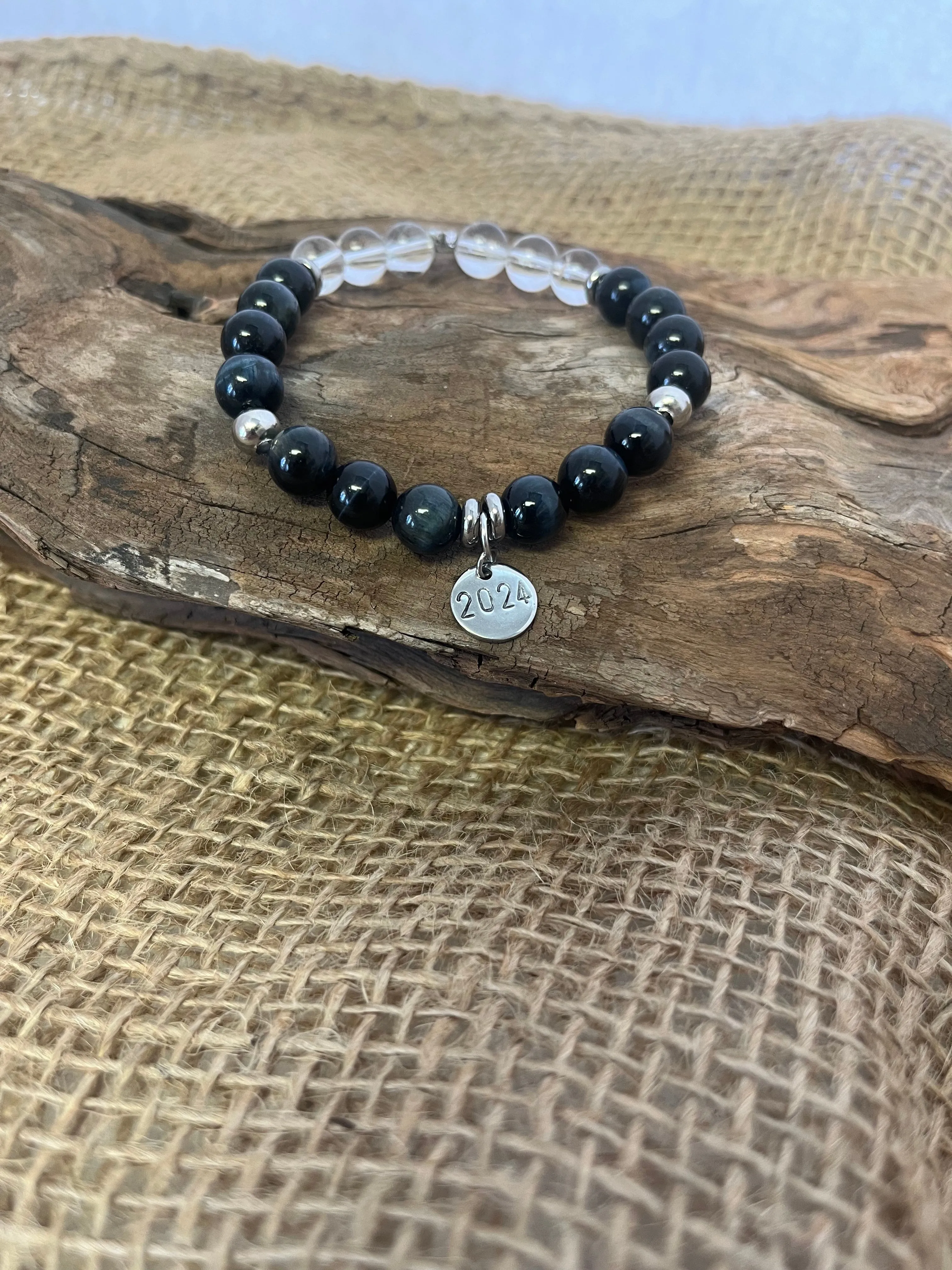Blue Tiger's Eye Grad Bracelet