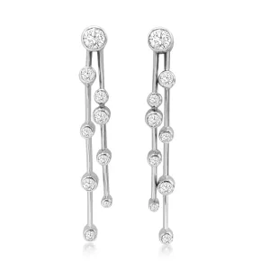 Boodles Brilliant Cut Diamond Raindance Earrings