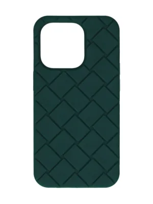 Bottega Veneta   Intreccio silicone iPhone 14 Pro case 
