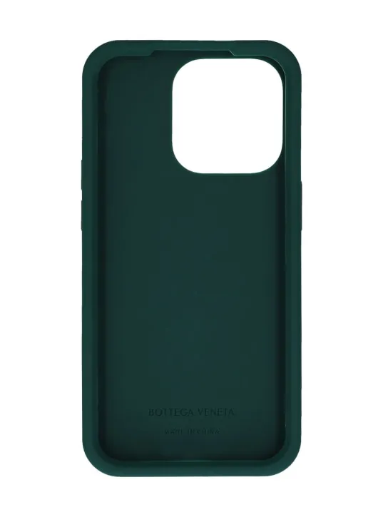 Bottega Veneta   Intreccio silicone iPhone 14 Pro case 