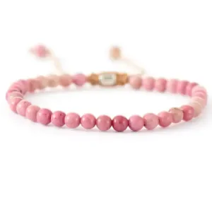 Bracelet d'Harmonie, d'Équilibre et de Sérénité en Quartz Rose
