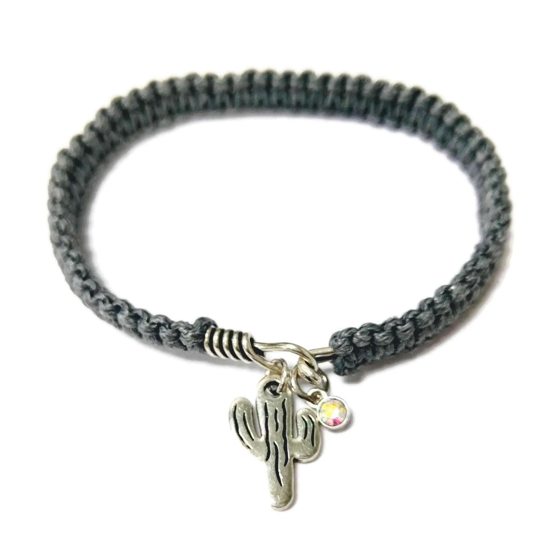 Cactus Macrame' Cuff bangle