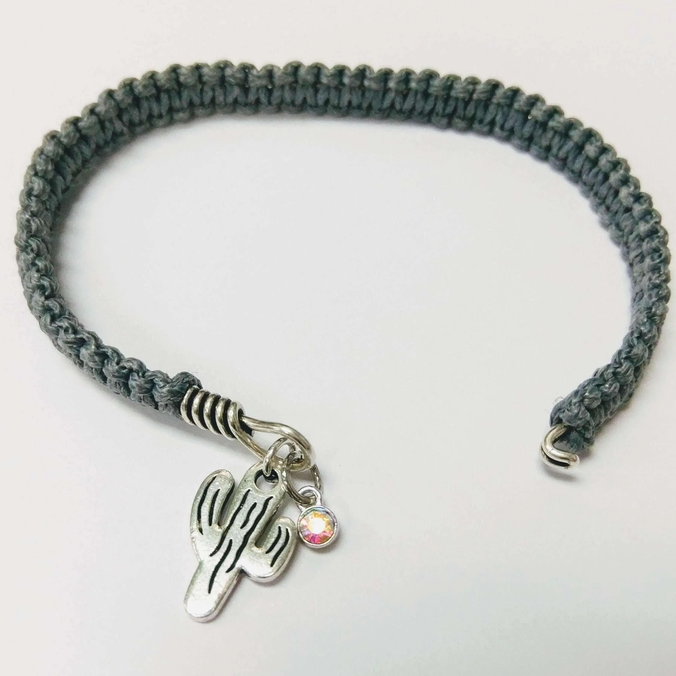 Cactus Macrame' Cuff bangle