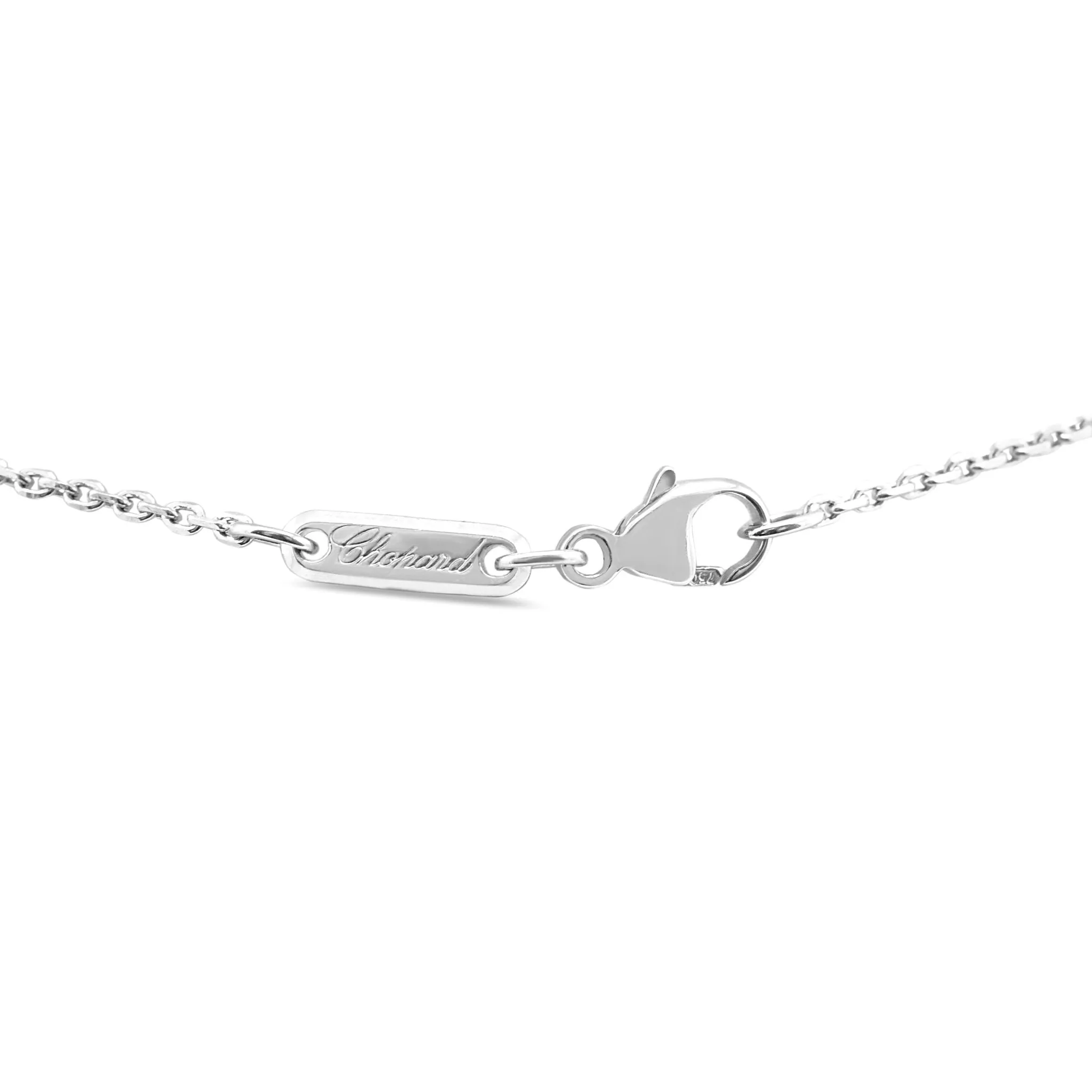 Chopard Happy Diamond Bubble Pendant Necklace - 18ct White Gold