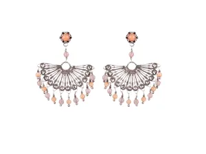 Coral Fan Earrings