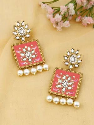 Coral Kalavati Studs
