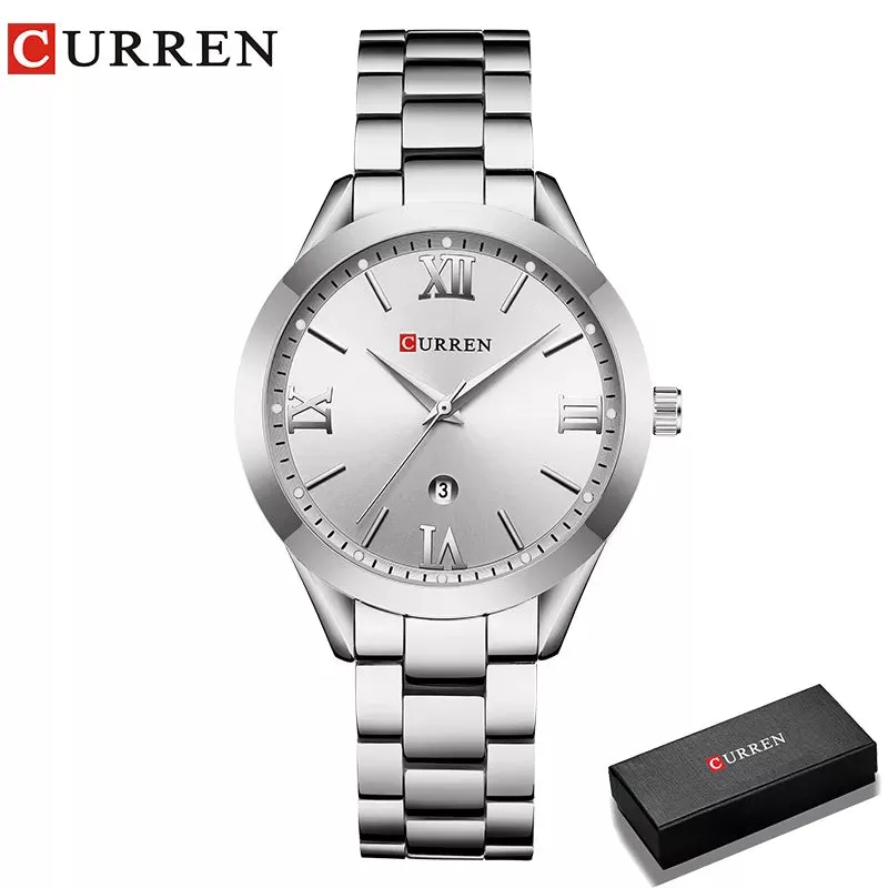 CURREN Watches Ladies 9007 Steel Bracelet Relogio Feminino Montre Femme