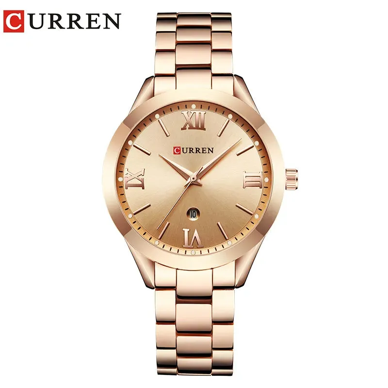 CURREN Watches Ladies 9007 Steel Bracelet Relogio Feminino Montre Femme