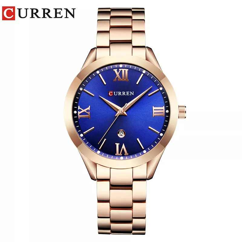 CURREN Watches Ladies 9007 Steel Bracelet Relogio Feminino Montre Femme