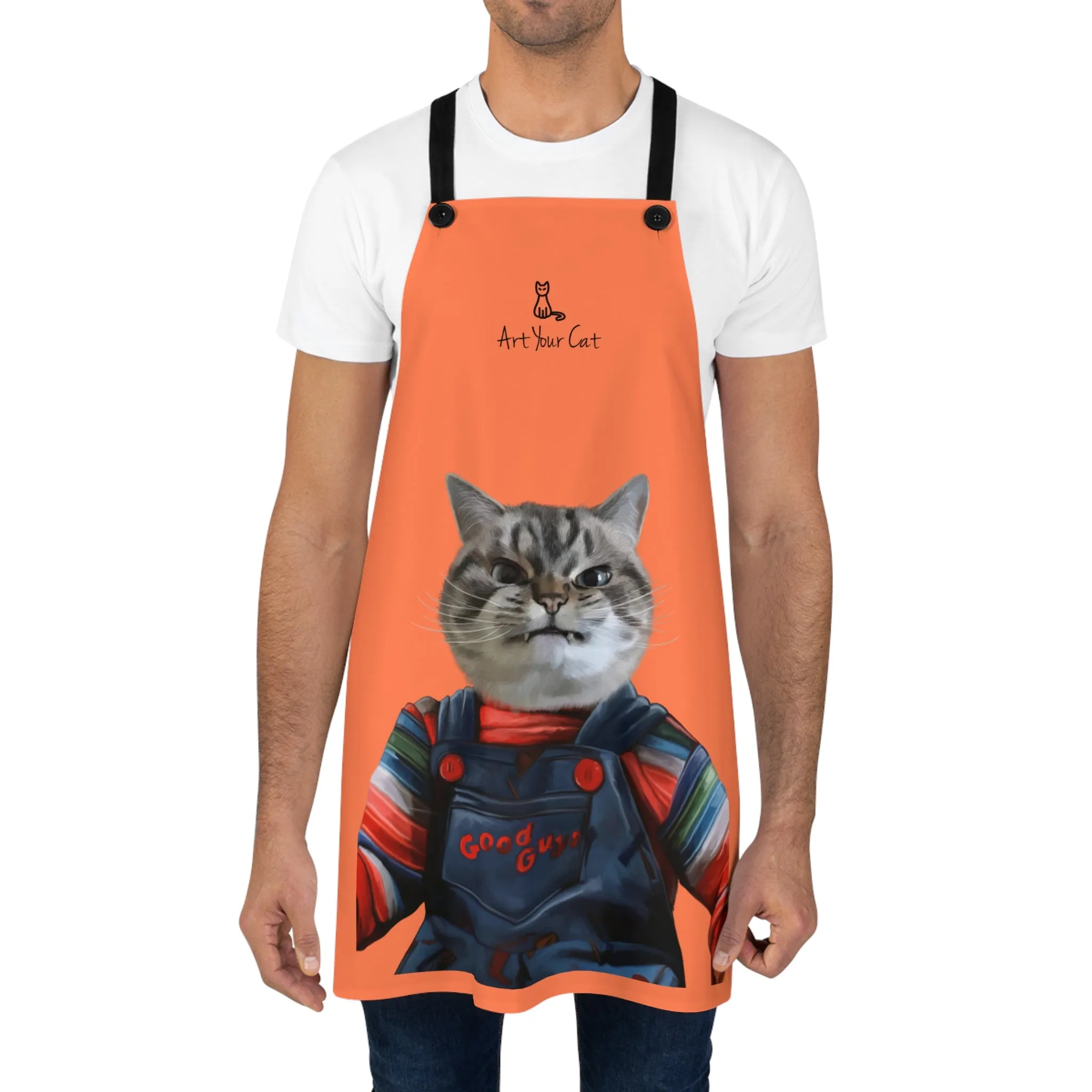 Custom Cat Apron - The Chucky