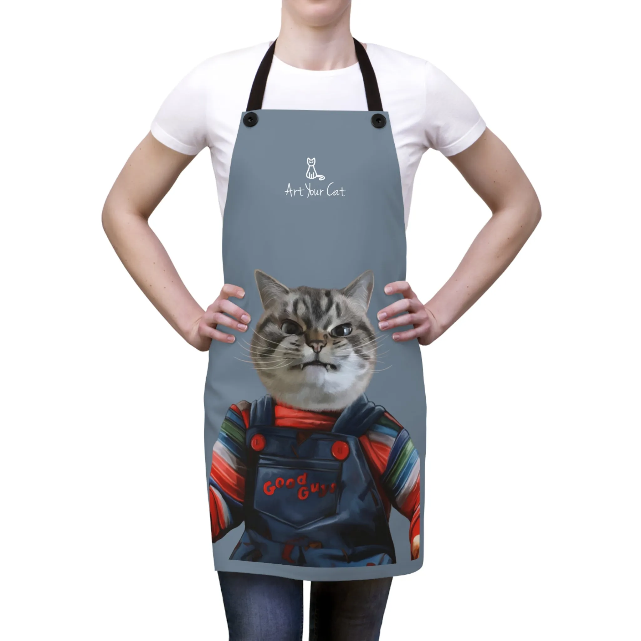Custom Cat Apron - The Chucky