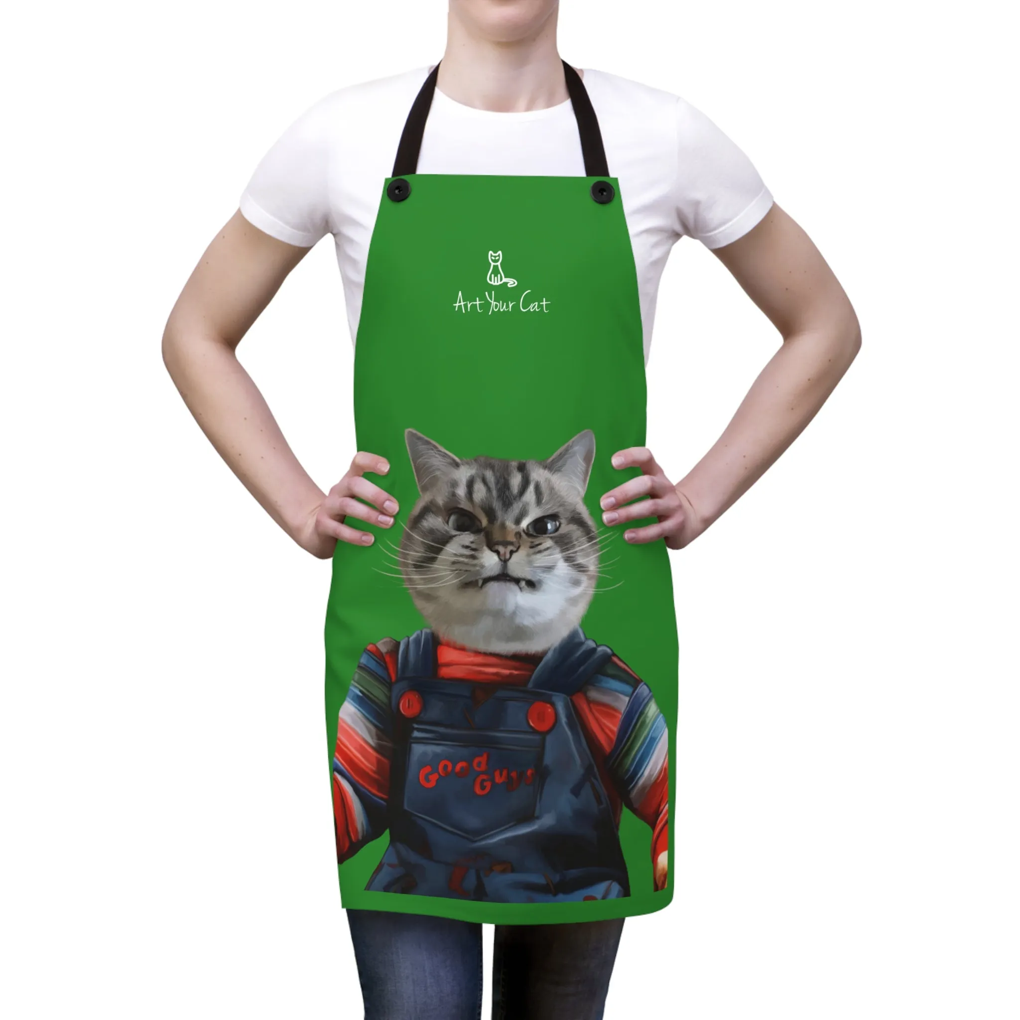 Custom Cat Apron - The Chucky