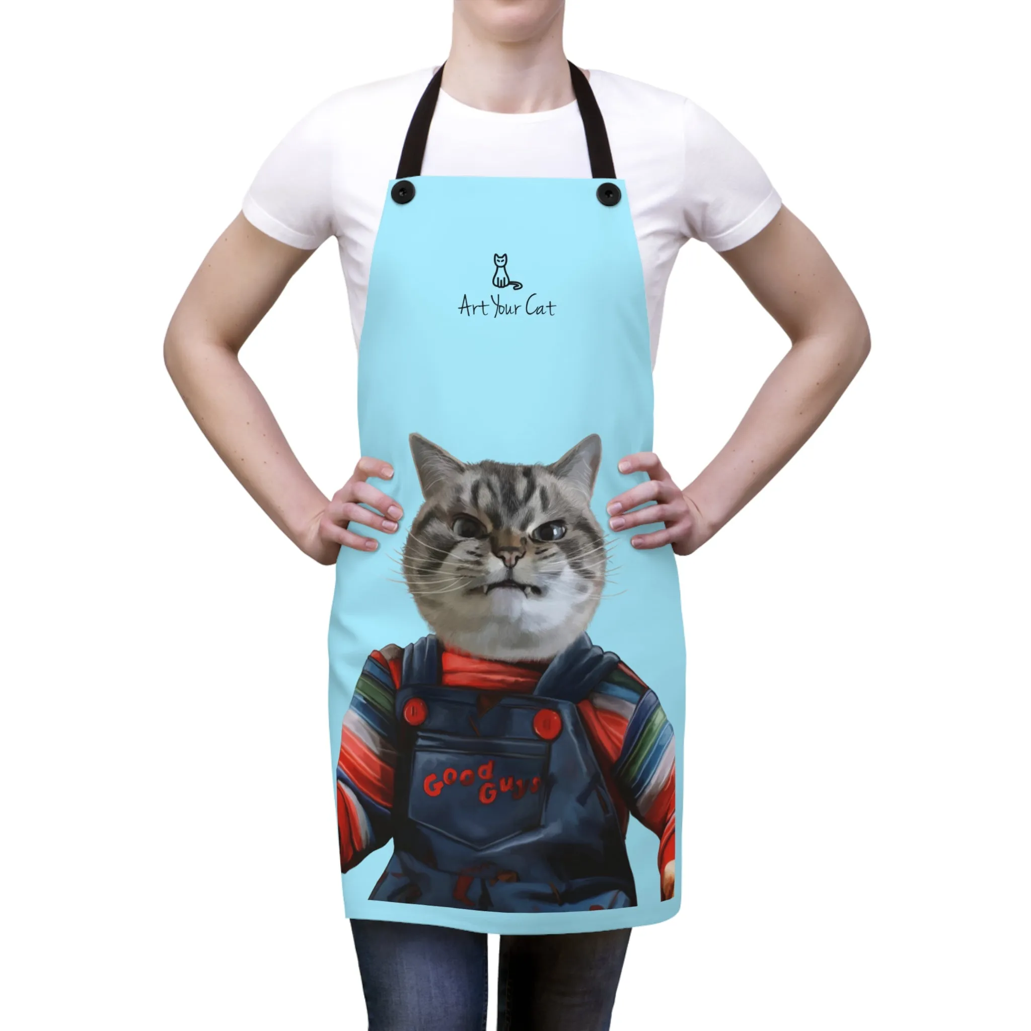 Custom Cat Apron - The Chucky