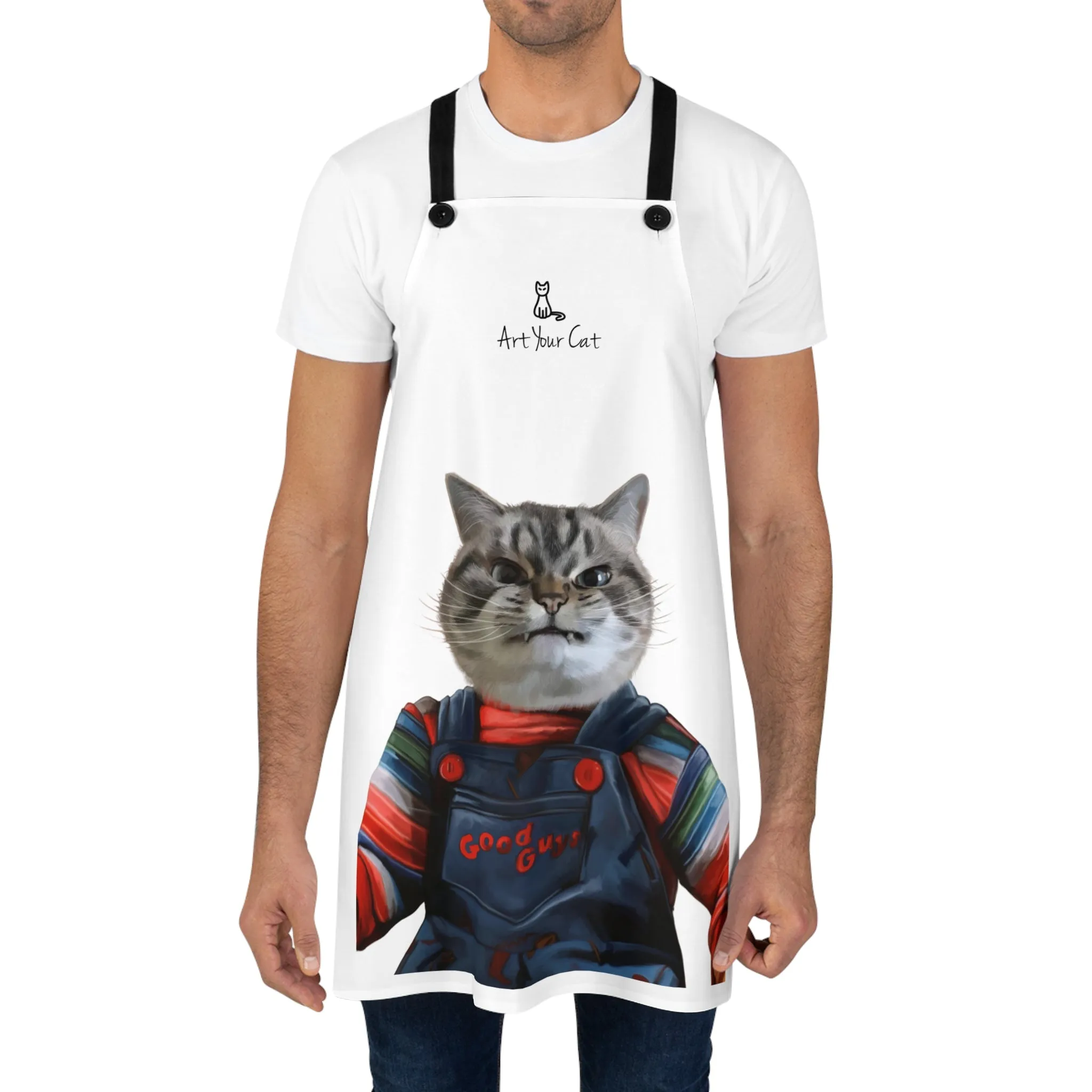 Custom Cat Apron - The Chucky