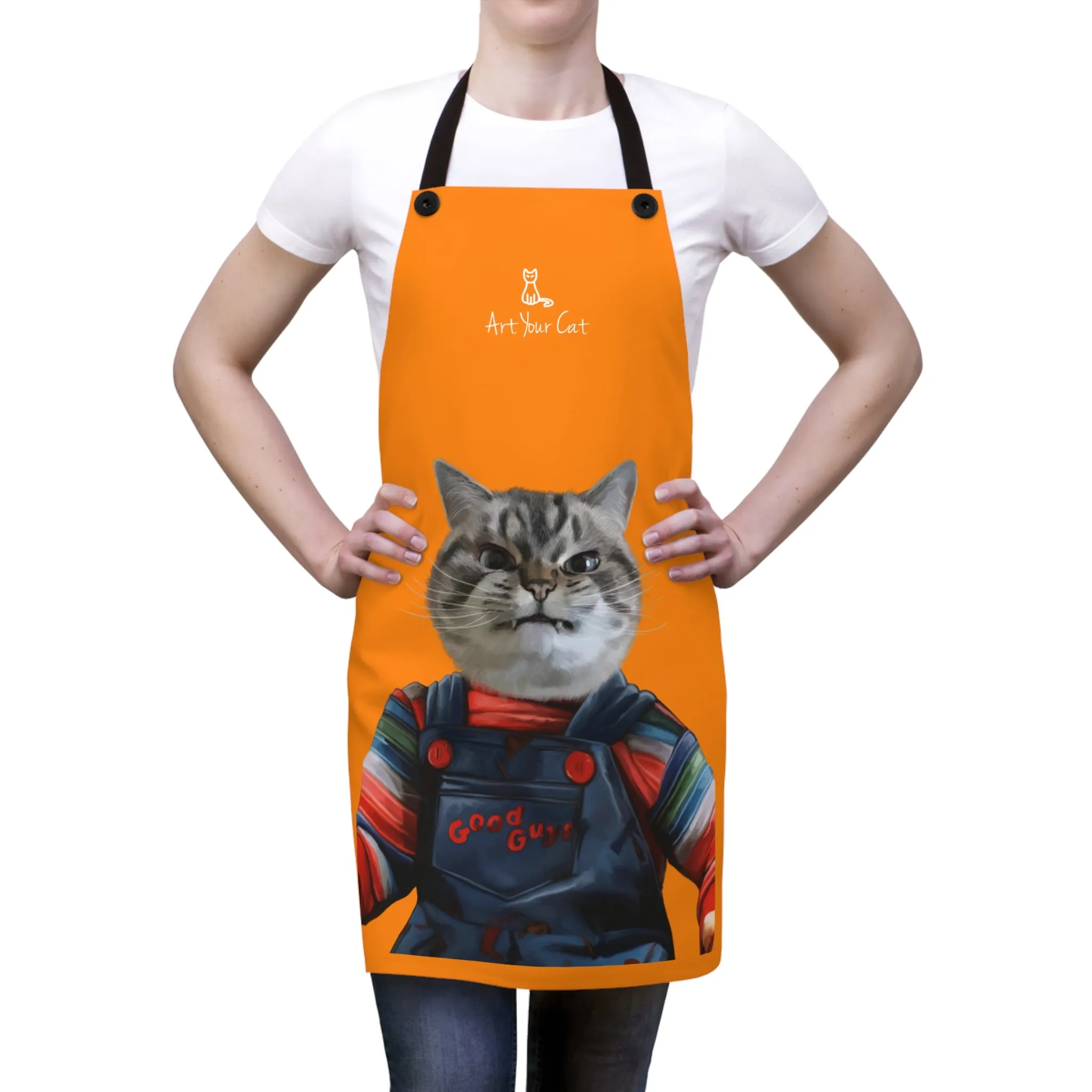 Custom Cat Apron - The Chucky