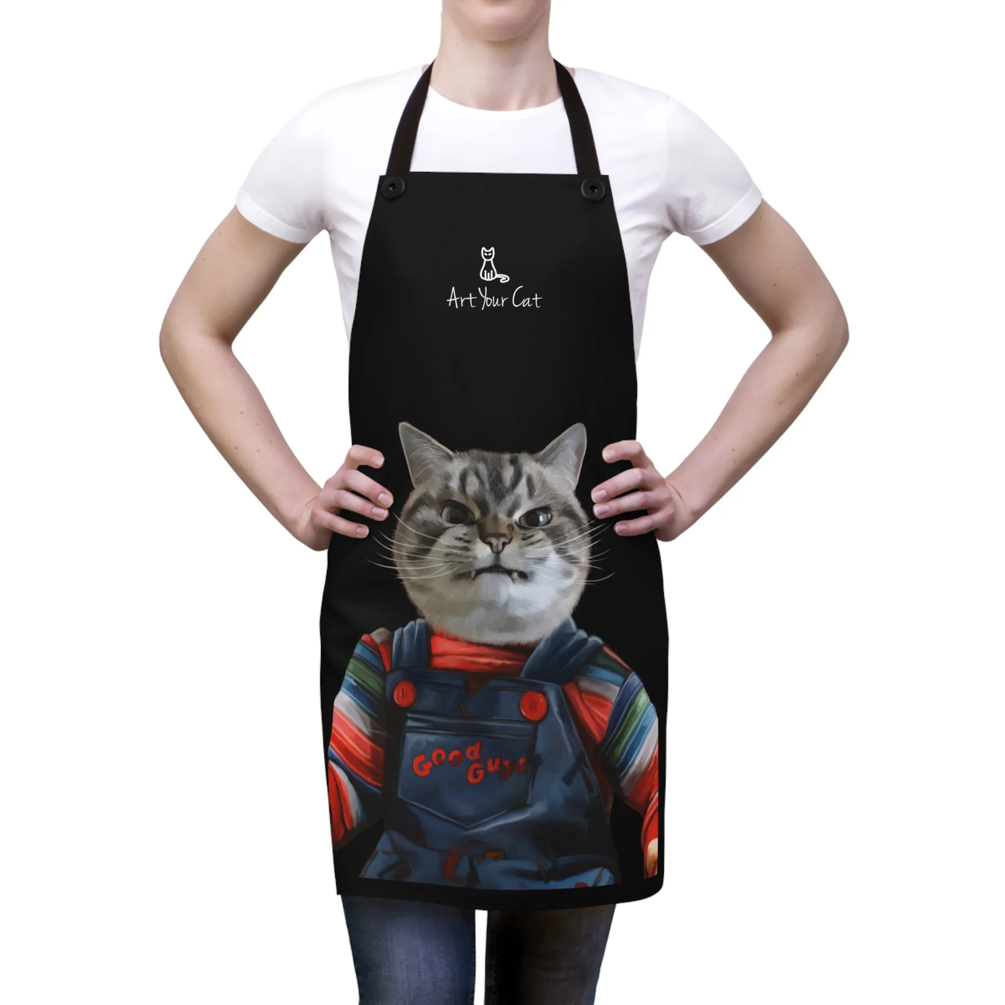 Custom Cat Apron - The Chucky