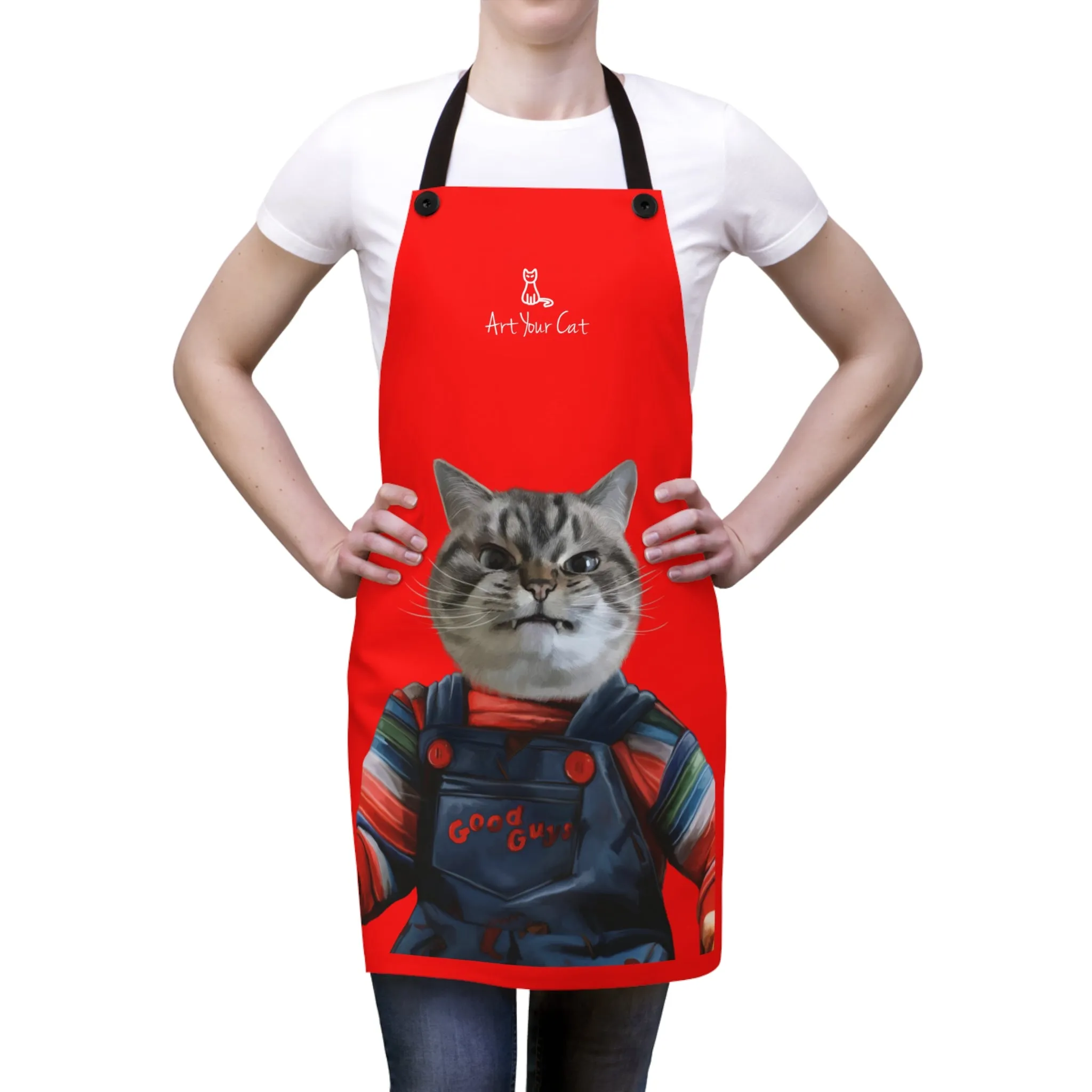 Custom Cat Apron - The Chucky