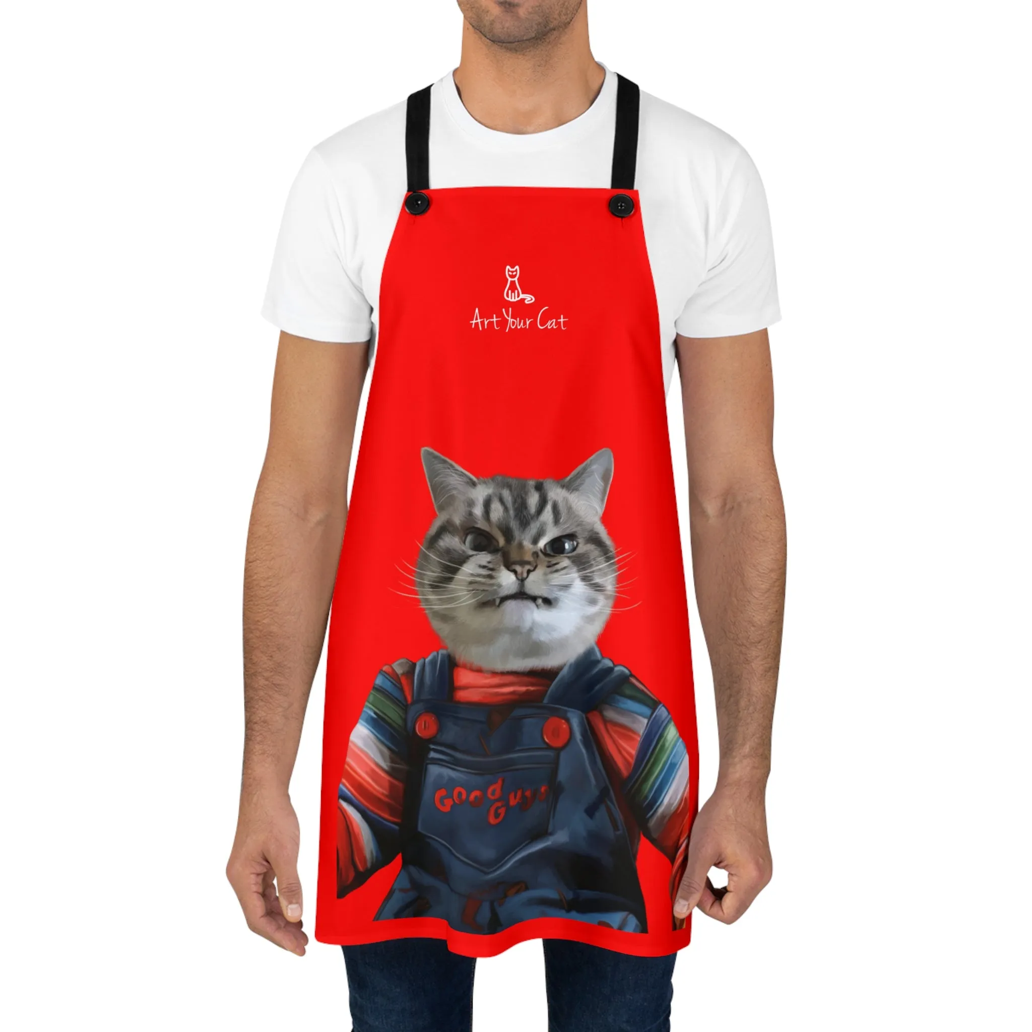 Custom Cat Apron - The Chucky