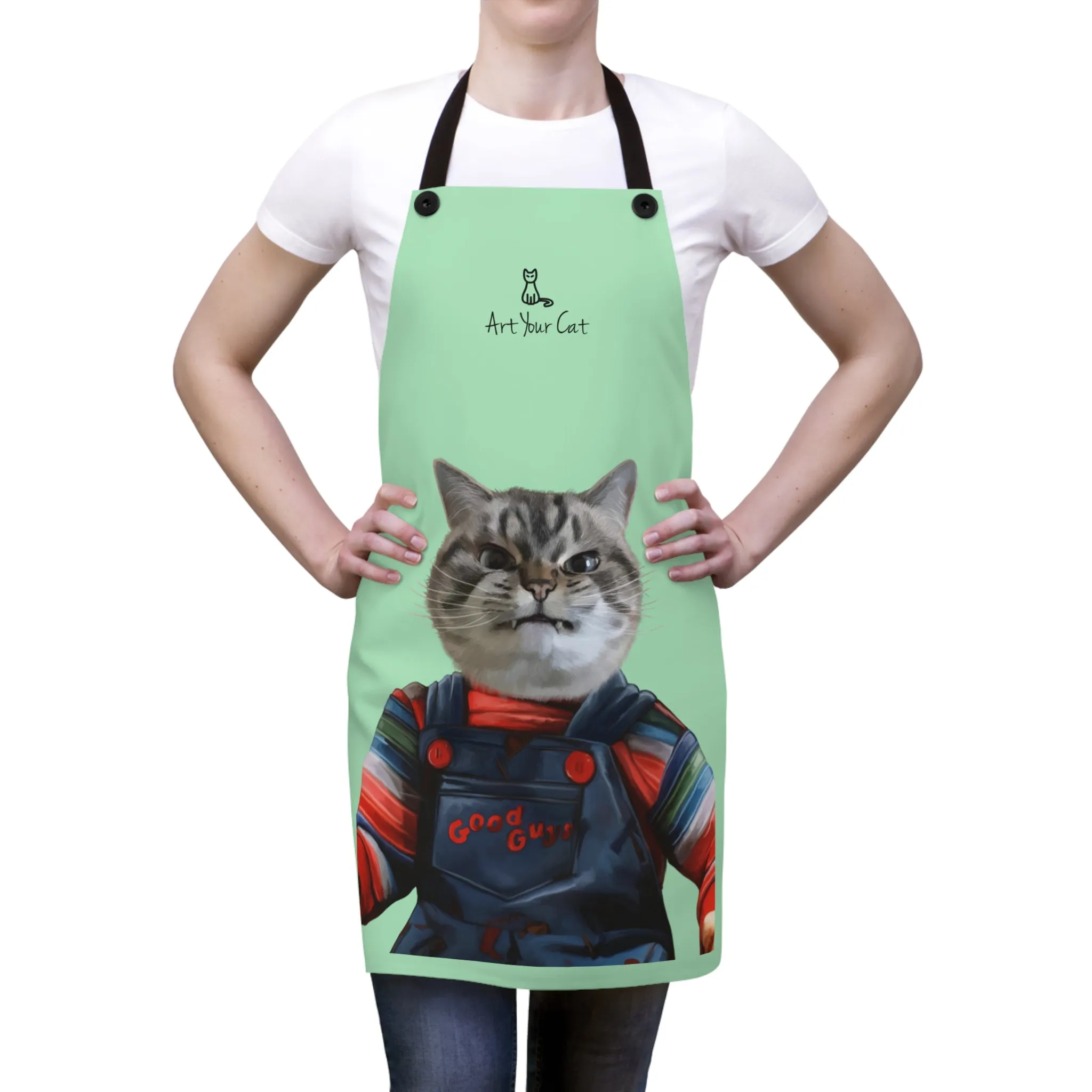 Custom Cat Apron - The Chucky