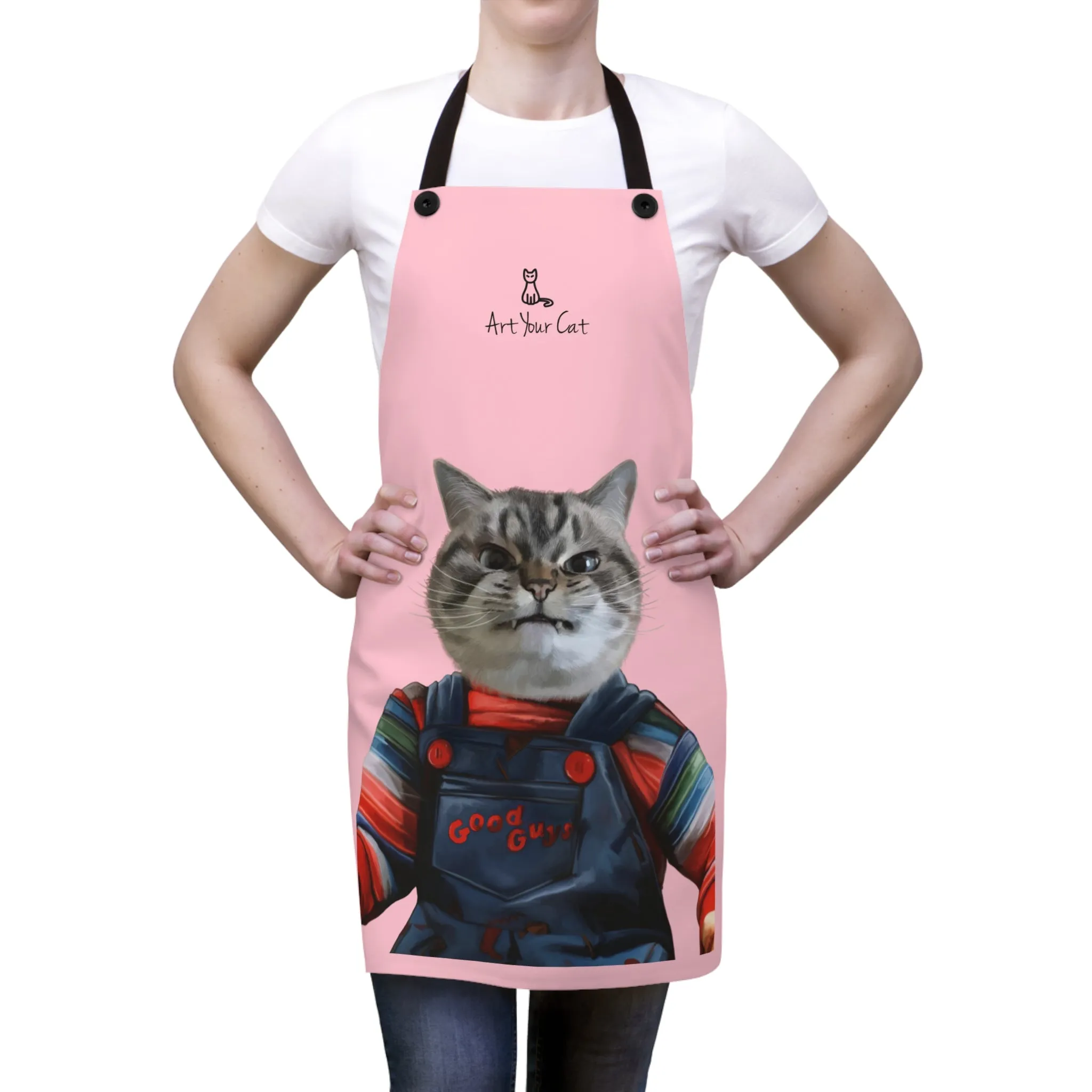 Custom Cat Apron - The Chucky