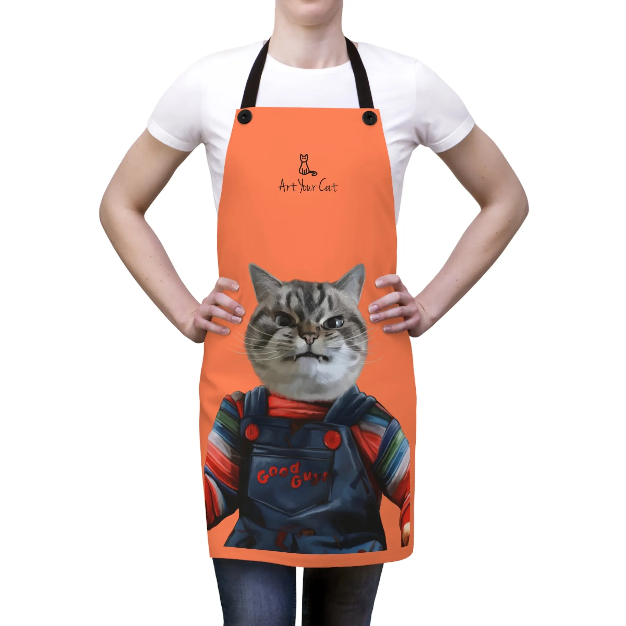 Custom Cat Apron - The Chucky