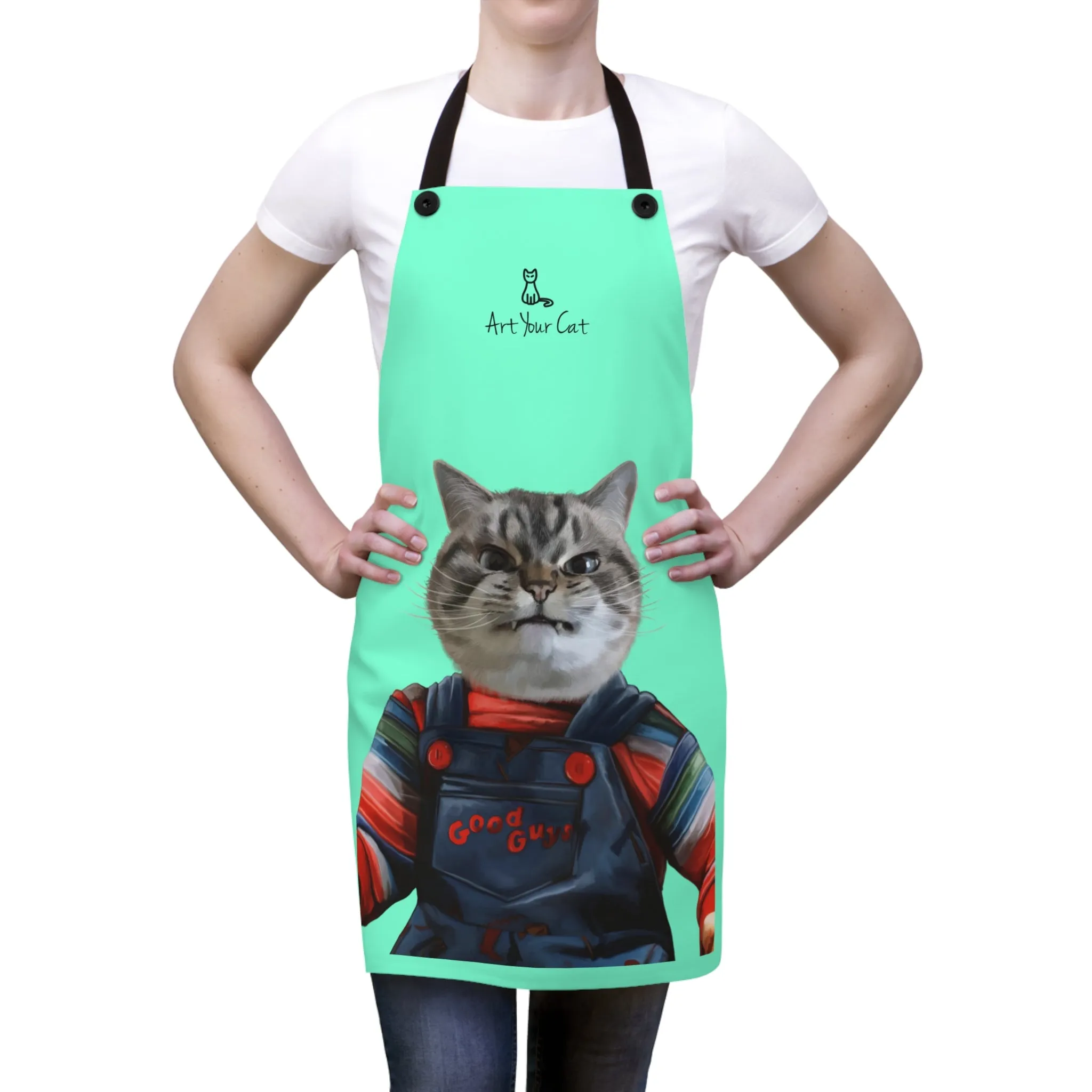 Custom Cat Apron - The Chucky