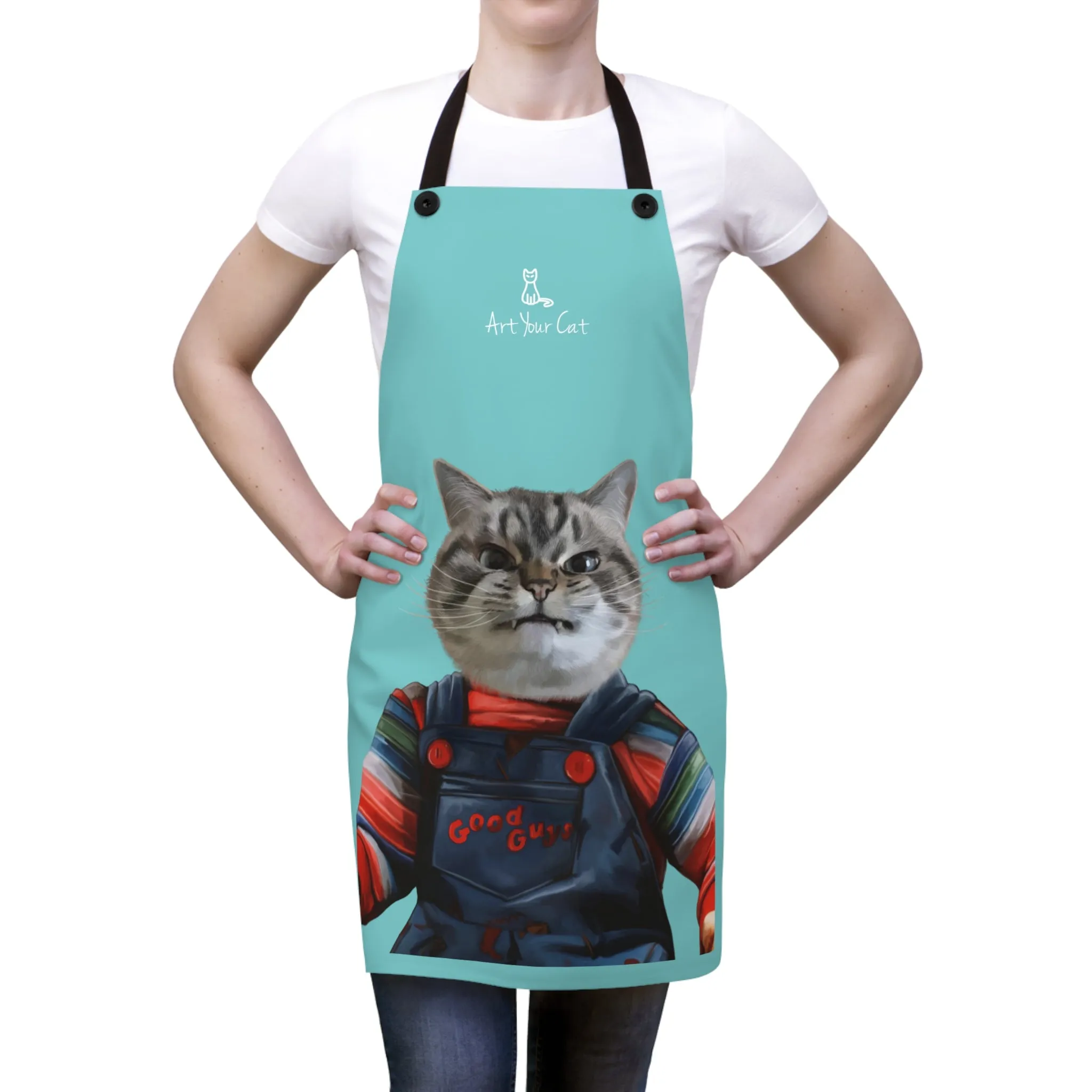 Custom Cat Apron - The Chucky
