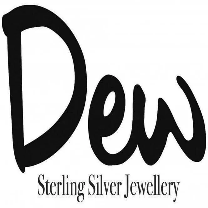 Dew Silver Medium Round Blue Topaz Cubic Zirconia Earrings 3039BT014