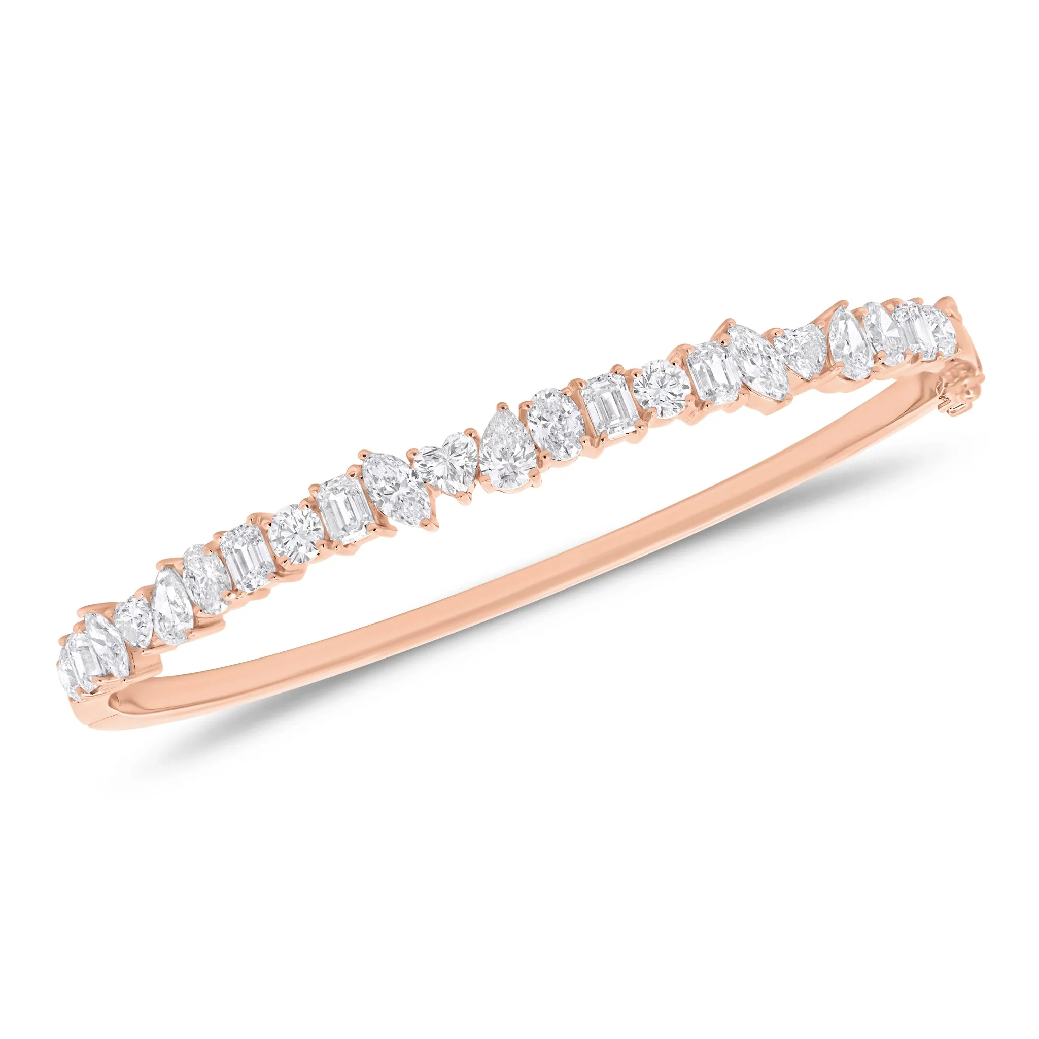 Diamond Variety Bangle Bracelet