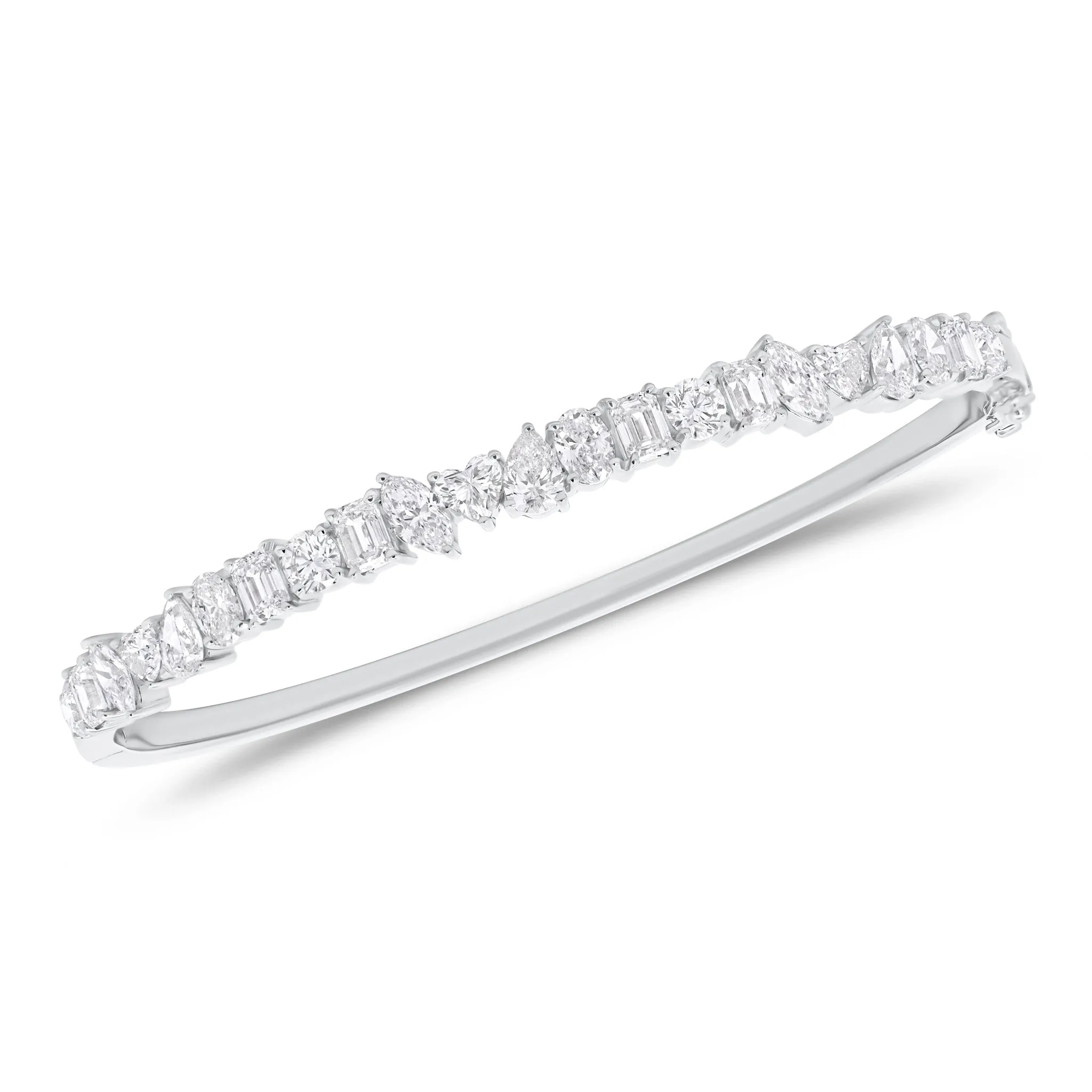 Diamond Variety Bangle Bracelet